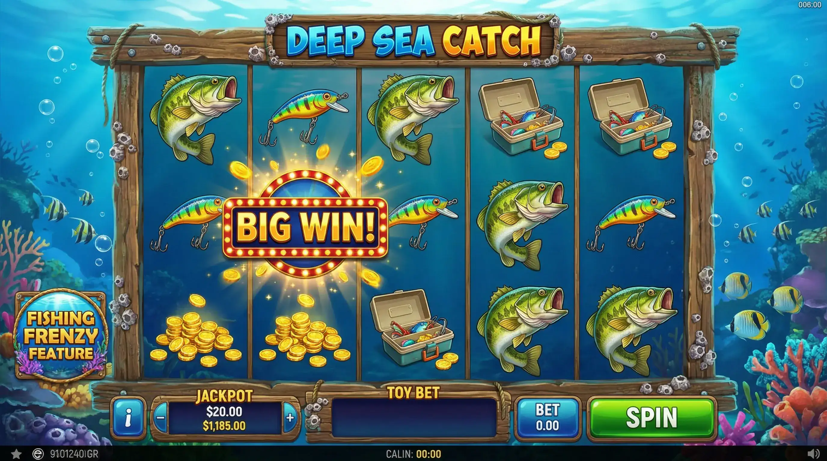 Caça-níqueis temáticos de pesca no mgmbet casino